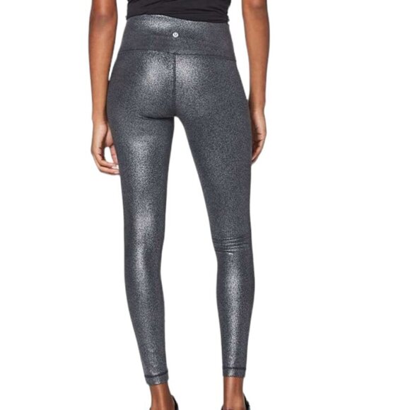 lululemon athletica Shimmering Gray Leggings - Picture 1 of 8